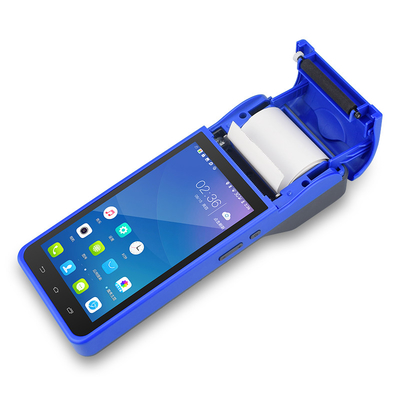 Pembayaran Bluetooth Mesin POS Genggam Android Pos Terminal Dengan Printer 3G
