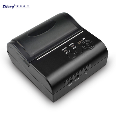 203DPI Mini Thermal Printer 80mm Bluetooth untuk Windows Linux