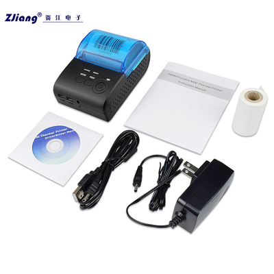 Portabel USB Bluetooth Terminal Printer 2 Inch Bluetooth Thermal Printer 58mm