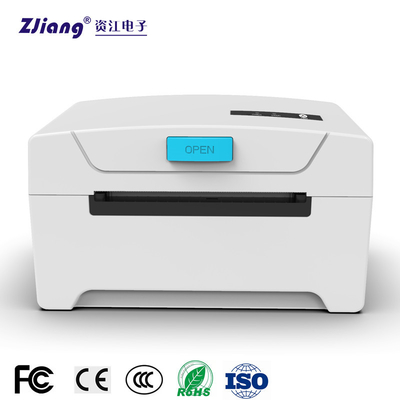 Desktop 80mm Thermal Sticker Label Printer Resolusi 203dpi Untuk Label Pengiriman Usps