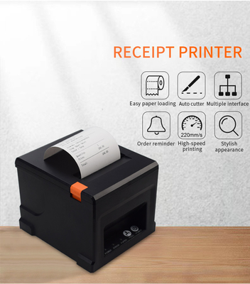 USB Ethernet Bluetooth Penerimaan Termal Printer POS Mini 80mm 3 Inci