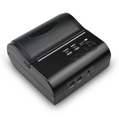POS Ponsel Bluetooth 3 inci 80mm Portbale Mini Thermal Printer POS 8001DD