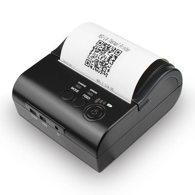 POS Ponsel Bluetooth 3 inci 80mm Portbale Mini Thermal Printer POS 8001DD