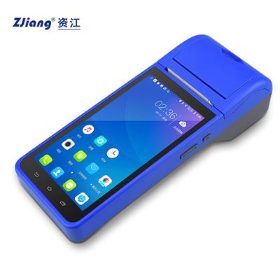 Android Wireless NFC POS Terminal 58mm Tanda Terima Cetak Dengan BT 4.0 WIFI GPRS