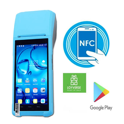 4 Core Android 8.1 Terminal Mesin POS Cerdas Nirkabel Genggam 8G 16G
