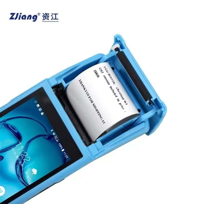 ODM 4G Android Portable Wireless POS Terminal Machine Dengan Printer 58mm