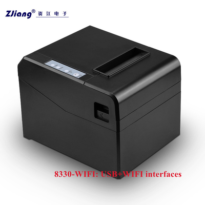 Restoran Wifi 80mm Receipt Printer Dengan Pemotong Otomatis 203dpi
