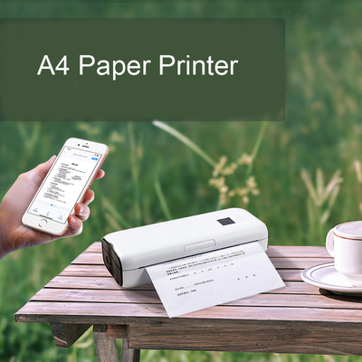 OEM Thermal A4 Paper Printer Rechargeable Home Dan Mobile Office Use