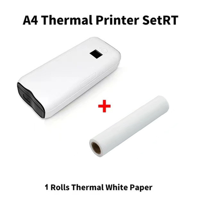 Printer Thermal A4 Thermal Nirkabel Kecil Mendukung Sistem Android Windows
