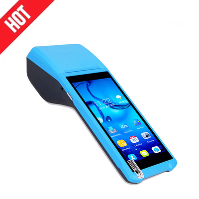 3g 4g Pembayaran Terminal POS Genggam Ponsel Semua Dalam Satu Mesin POS 5,5 &quot;Layar Sentuh