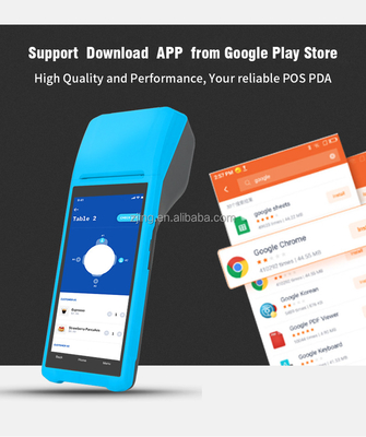Mesin Terminal POS Genggam Bluetooth Android