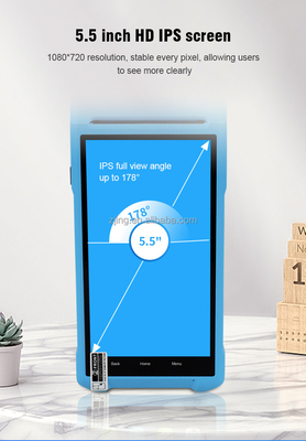 Mesin Terminal POS Genggam Bluetooth Android