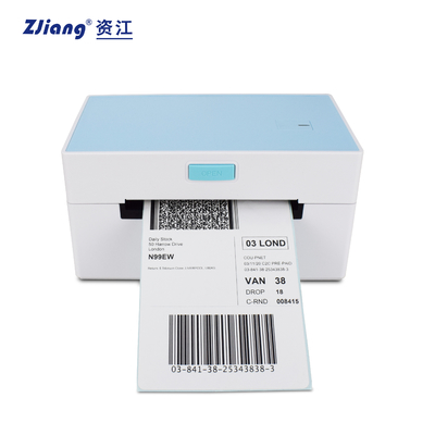 ISO Bluetooth Thermal 4 Inch Label Printer Untuk Label Pengiriman 160mm / s