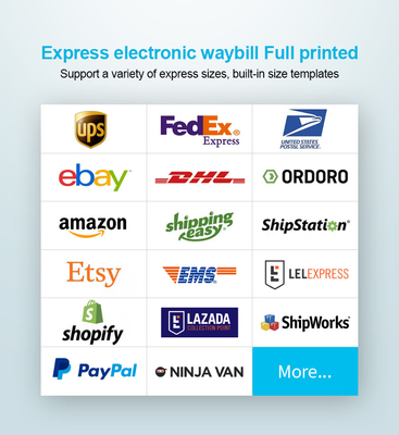 ESC POS Wireless 4 Inch Label Printer Thermal Printer Untuk Label Pengiriman