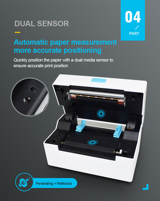 ESC POS Wireless 4 Inch Label Printer Thermal Printer Untuk Label Pengiriman
