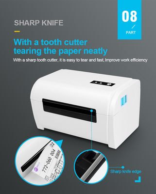 Thermal Barcode 4x6 Label Printer Pembuat Label Portabel USB / Bluetooth