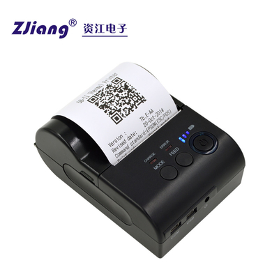Portabel Barcode Bluetooth Thermal Printer 58mm Dengan USB Dan Port Com