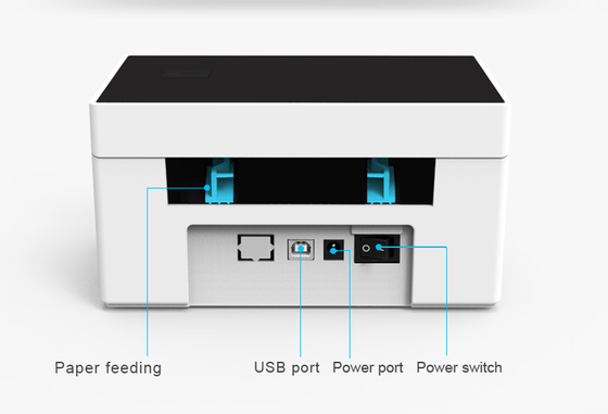 Portabel Bluetooth Waybill Thermal 4 Inch Label Printer USB LAN ZJ9220