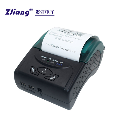Zijiang FCC Portable 58mm Wireless Portable Printers Dengan USB Dan Bluetooth
