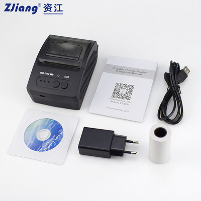 58mm Portable Bluetooth Mini Thermal Printer Untuk Label Pengiriman Usaha Kecil