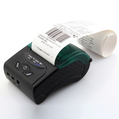 58mm Wireless Portable Printers Thermal Printer Bluetooth Mini Untuk Pencetakan Tanda Terima Kode QR