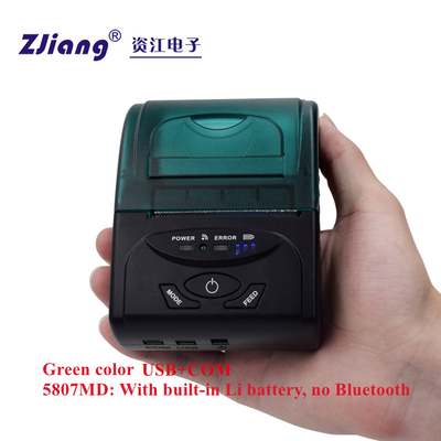 58mm Wireless Portable Printers Thermal Printer Bluetooth Mini Untuk Pencetakan Tanda Terima Kode QR