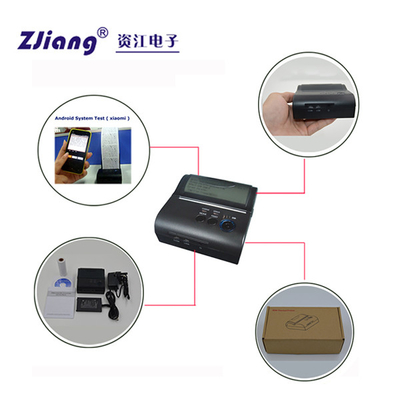 80mm 3inch Label Bluetooth Mini Thermal Printer Untuk Pencetakan Kode QR Barcode
