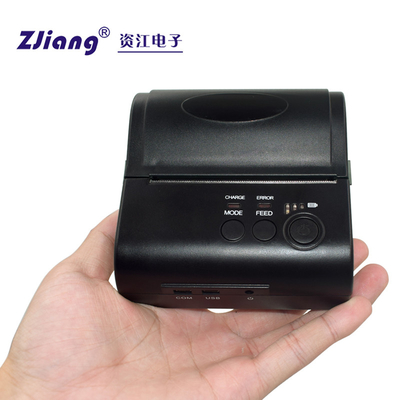 80mm 3inch Label Bluetooth Mini Thermal Printer Untuk Pencetakan Kode QR Barcode