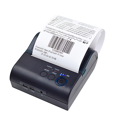 80mm 3inch Label Bluetooth Mini Thermal Printer Untuk Pencetakan Kode QR Barcode
