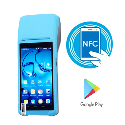 Terminal POS Android Bluetooth / USB 5.5 Inci Dengan Printer Bawaan 58mm