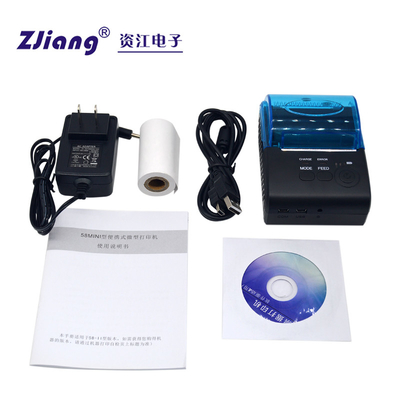 Zijiang 58mm Printer Nirkabel Perjalanan Kecil Android IOS Printer Wifi Portabel