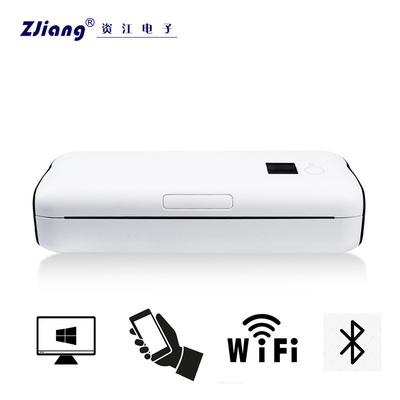 Printer Termal Portabel Ponsel Android Dan IOS, Printer Perjalanan Seluler Nirkabel A4