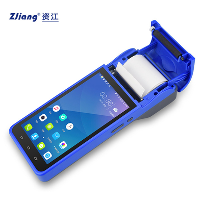 Android 8.1 PDA POS Terminal Ponsel Mini Genggam Dengan Printer 58mm
