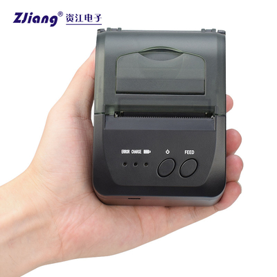 Printer Mini Portabel Bluetooth Termal Mendukung Pengisian Bank Daya Seluler