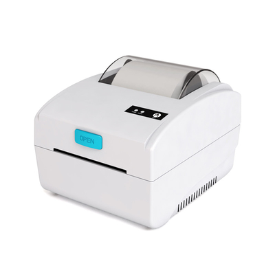 Printer barcode termal 3 inci 80mm Biru/gigi untuk pencetakan label pengiriman
