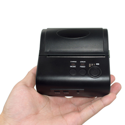 ZJ8001 Mini Smart 80mm Portbale Mini Thermal Printer Bluetooth 4.0 Untuk Pencetakan Tagihan
